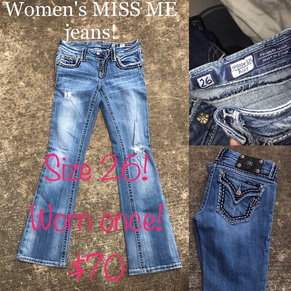 Women's miss me jeans